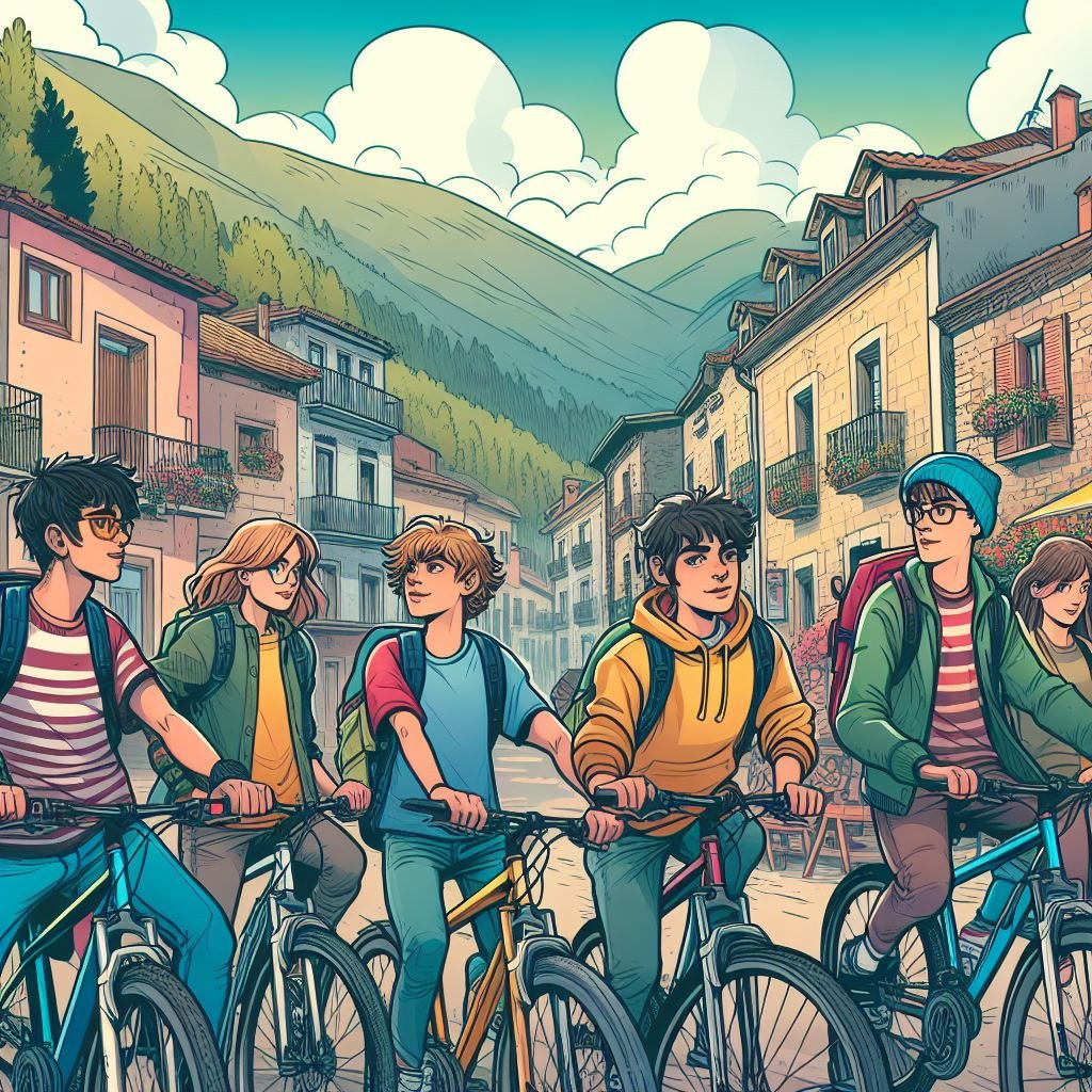 Kids on bikes